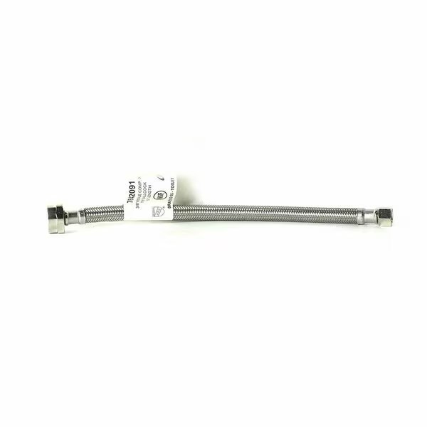 3/8 Inch Comp. x 7/8 Inch Ballcock x 20 Inch Long Stainless Steel Riser, Thrifco Plumbing, Mfr#: 7642093